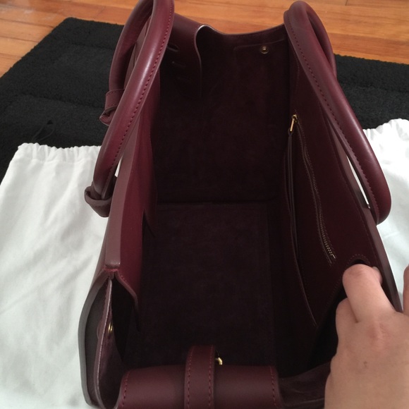 🚫SOLD🚫Celine Tie Knot Bag in Maroon - Picture 2 of 3