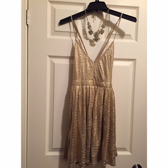 LF Gold Dress