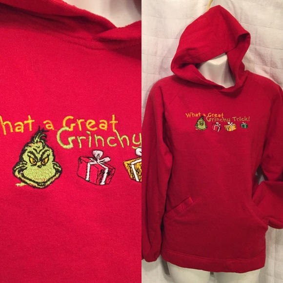 grinch hooded sweatshirt