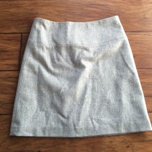 Banana Republic gray wool skirt