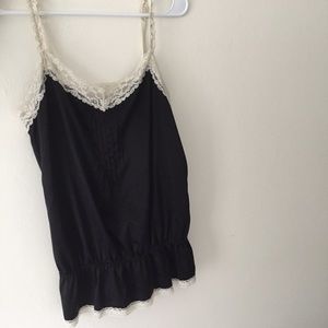 Satin and lace camisole