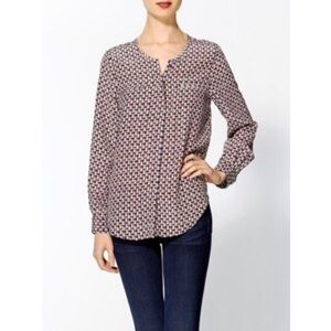 Joie sailor silk blouse