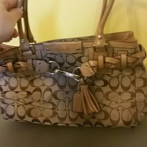 LARGE LOGO COACH handbag