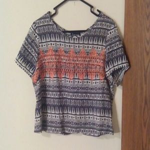 XL TRIBAL CROP TOP
