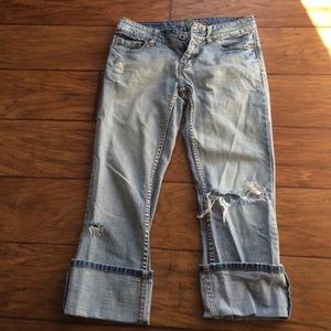 American Eagle Hipster Cropped Jeans