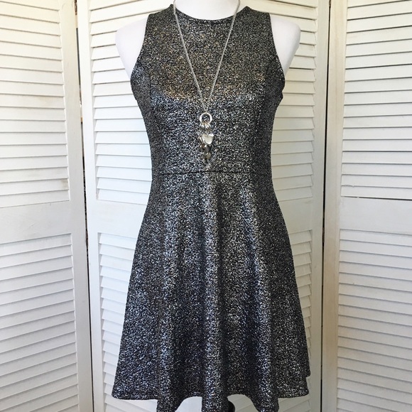 one clothing Dresses & Skirts - One Clothing silver & black party dress
