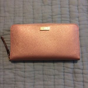 New Kate Spade rose gold wallet