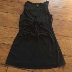 Moda International black stretch tank