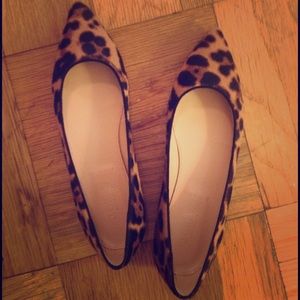 J.Crew Leopard Flats - Size 6.5 - Never worn!