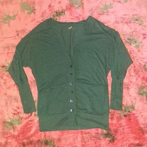 Adorable black slouchy cardigan