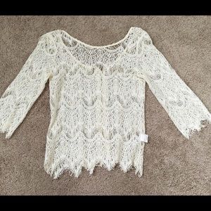 Lace top - size Small