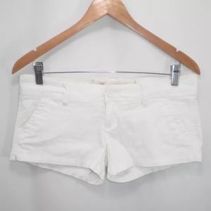 Hollister white Betty beach cotton shorts