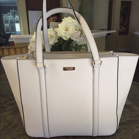 Kate Spade White Tote