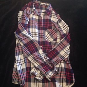 Plaid button up shirt