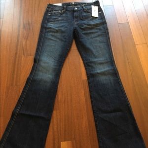 New with Tag 7FAM "A Pocket" Flared Jeans