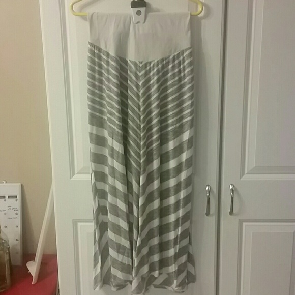 Long maternity skirt