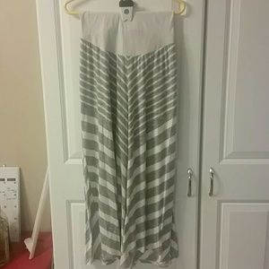 Long maternity skirt