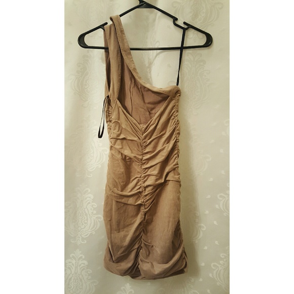 bebe | Dresses | Suede Beige One 