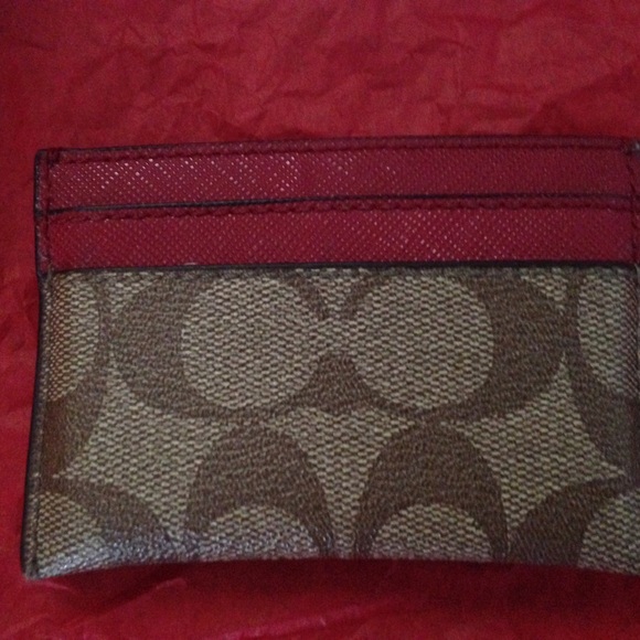 SOLD Coach Peyton Signature Card Wallet case - Picture 3 of 3