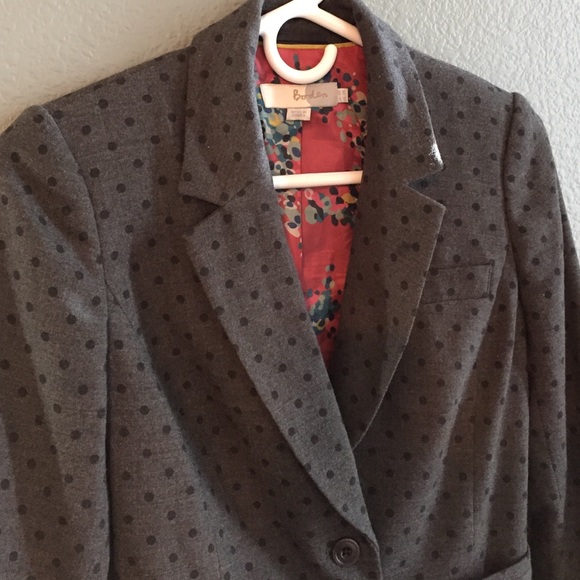 Boden Jackets & Blazers - 🎉 Final Price🎉Boden Polka Dot Wool Blazer
