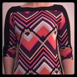 Colorful 3/4 sleeve dress!!
