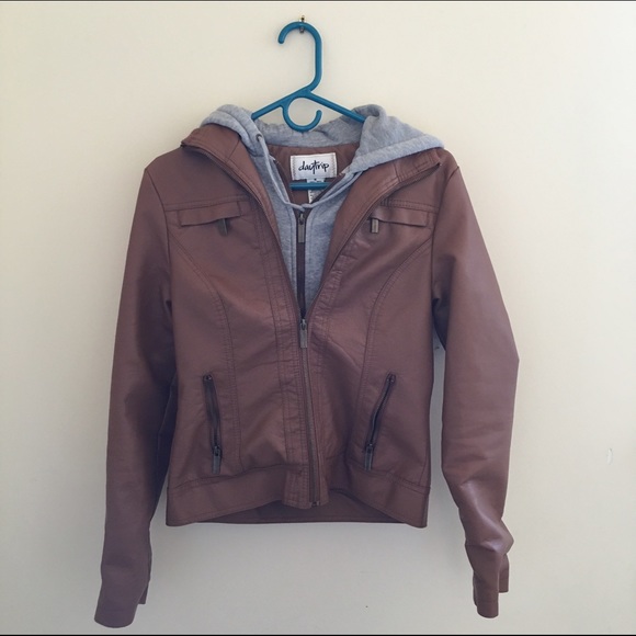 Daytrip Jackets & Blazers - Daytrip Faux Leather Jacket