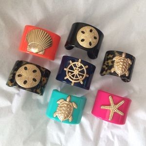 Sold in bundle!! Mud Pie Acrylic Cuff Bracelet