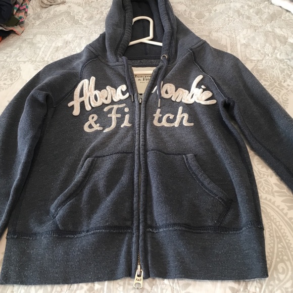Abercrombie and Fitch blue hoodie