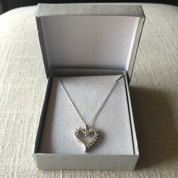 1/4 CT. T.W. Diamond Heart Pendant ๐ Zales ๐ - Picture 2 of 4