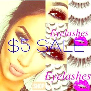 FIVE PAIRS OF LASHES