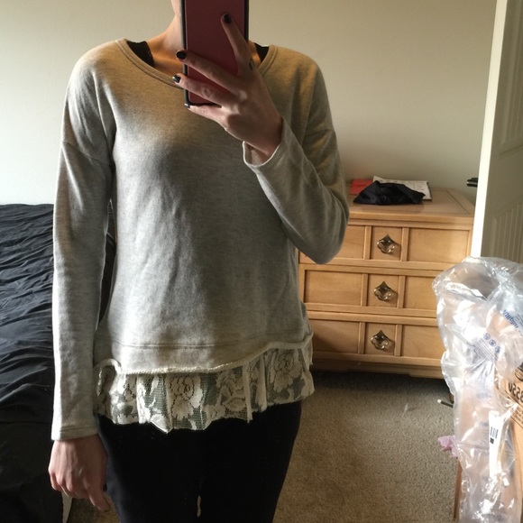 Symmetry Lace Underlay Sweater