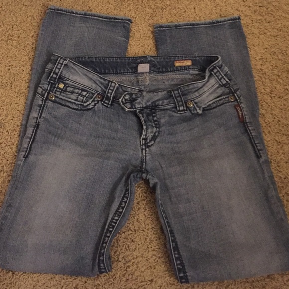 Silver jeans