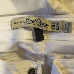 Zara White Jeans