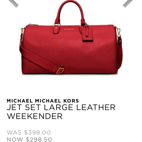 Michael kors weekender bag