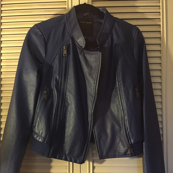 Therapy faux leather jacket - Picture 2 of 4