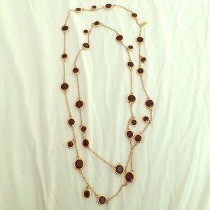 Black & Gold Kate Spade Confetti Necklace