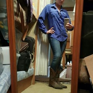 Outdoors button down top