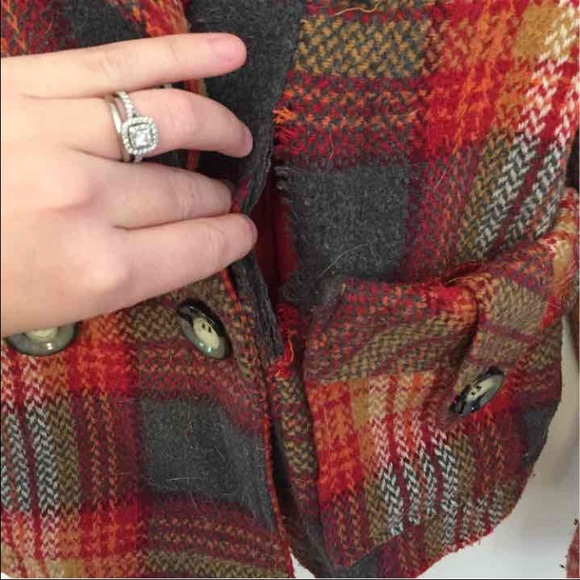 Plaid multicolor peacoat - Picture 2 of 2