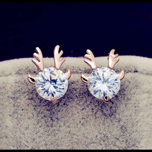 Mine Jewerly  Jewelry - 🆕 Reindeer Crystal stone earring🔴Quick Shipping