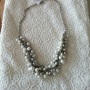 Pearlized bauble necklace