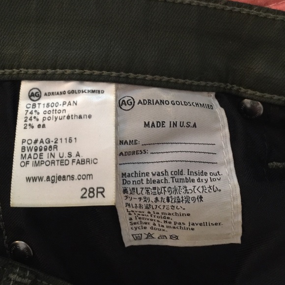 AG Adriano Goldschmied 28R "the Absolute Legging"