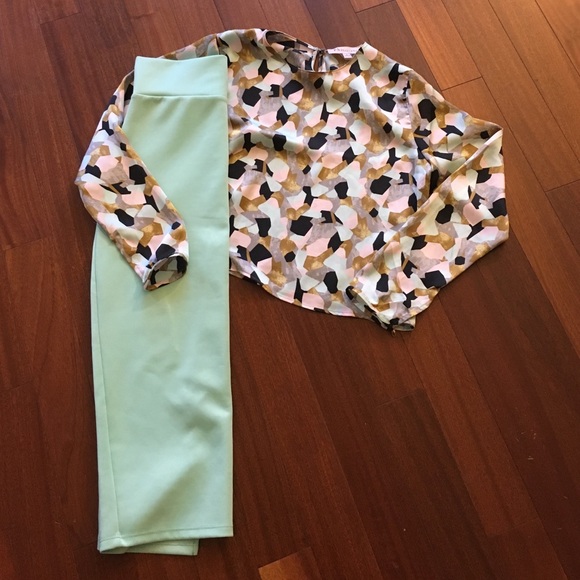 Multi Pattern Crop Top