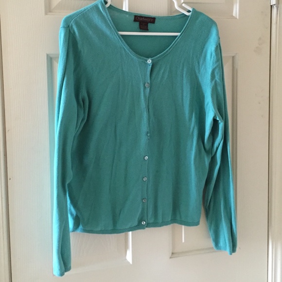 Mint green cardigan