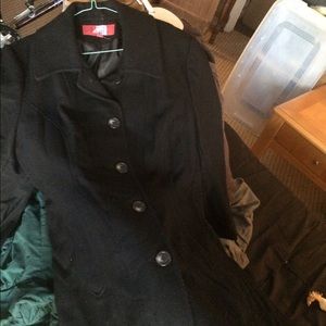 Anne Klein wool coat.