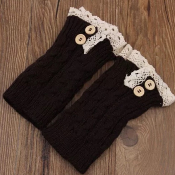 Lacy girl Accessories - Dark brown boot cuffs(NWT)3 left