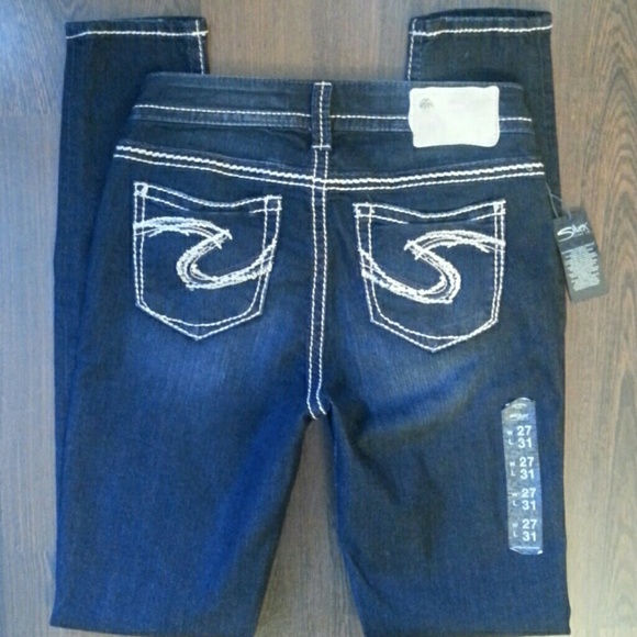 *TONIGHT* NWT Silver Suki Super Skinny 27x31