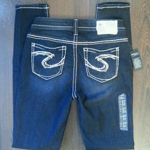 *TONIGHT* NWT Silver Suki Super Skinny 27x31