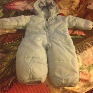 New Light blue snow suit
