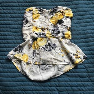 Forever 21 floral halter top