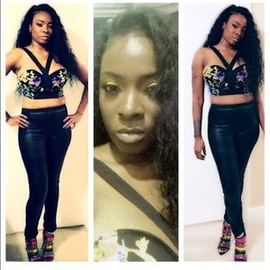 Bcbg crop top runway edition